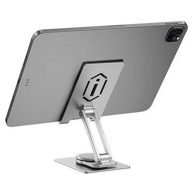 Подставка для планшетов WIWU ZM107 Desktop Rotation Stand For Tablet up to 12.9 inch Silver