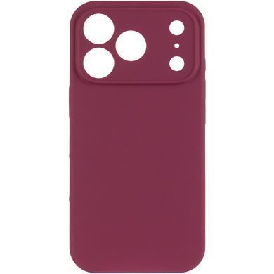Чохол Silk Full Camera Protective (AA) NO LOGO для Apple iPhone 17 Pro Max (6.9") Бордовий / Plum