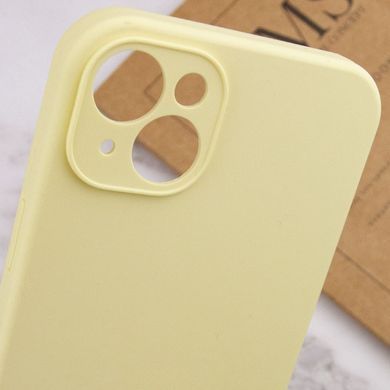 Чохол Silk Full Camera Protective (AA) NO LOGO для Apple iPhone 15 Plus (6.7") Жовтий / Mellow Yellow