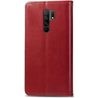 Шкіряний чохол-книжка GETMAN Gallant (PU) для Xiaomi Redmi Note 8 Pro Червоний