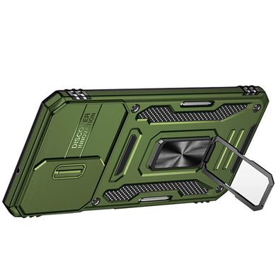 Ударопрочный чехол Camshield Army Ring для Samsung Galaxy A23 4G Оливковый / Army Green