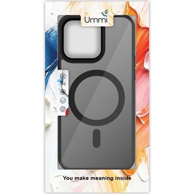 Чехол Ummi Colorful with MagSafe для Apple iPhone 15 Plus (6.7") Черный / Black