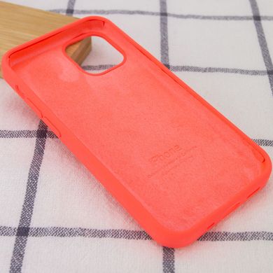 Чохол Silicone Case Full Protective (AA) для Apple iPhone 12 Pro Max (6.7") Кавуновий / Watermelon red