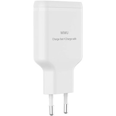 СЗУ WIWU G035 Essen PD65W GaN (2USB-C) White