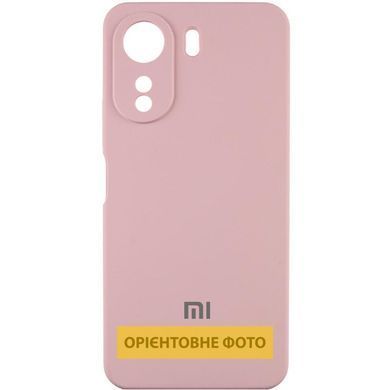 Чехол Silicone Cover Lakshmi Full Camera (AAA) with Logo для Xiaomi Redmi Note 14 Pro+ Розовый / Pink Sand