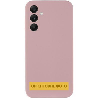 Чехол Silicone Cover Lakshmi Full Camera (AAA) для Samsung Galaxy A12 Розовый / Pink Sand