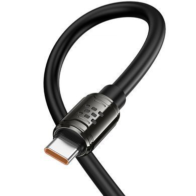 Уценка Дата кабель Hoco U143 Joy Type-C to Type-C 240W (1.2m) Поврежденная упаковка / Black