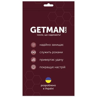 TPU чохол GETMAN Ease logo посилені кути для Apple iPhone 16 Pro Max (6.9") Безбарвний (прозорий)