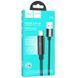 Дата кабель Hoco U125 Benefit 2.4A USB to Lightning with display (1.2m) Black фото 6