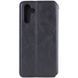 Кожаный чехол книжка GETMAN Cubic (PU) для Samsung Galaxy A24 4G Черный фото 2