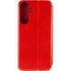 Кожаный чехол-книжка Belora для Samsung Galaxy S25 FE Red