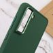 TPU чохол Bonbon Metal Style для Samsung Galaxy S21 FE Зелений / Army green фото 5