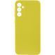 Чехол TPU GETMAN Liquid Silk Full Camera для Samsung Galaxy A35 Желтый / Flash