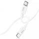 Дата кабель Hoco X87 Magic Type-C to Type-C PD 60W (1m) White фото 3