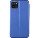 Кожаный чехол (книжка) Classy для Samsung Galaxy A03 Синий фото 2