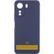Чехол Silicone Cover Lakshmi Full Camera (AAA) with Logo для Xiaomi Redmi Note 14 Pro 4G Темно-синий / Midnight blue