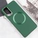 TPU чехол Bonbon Metal Style with Magnetic Fit для Samsung Galaxy A25 5G Зеленый / Army Green фото 3