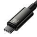 Дата кабель Baseus Tungsten Gold Type-C to Type-C Cable 240W (1m) (CAWJ04000) Black фото 5