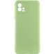 Чехол TPU GETMAN Liquid Silk Full Camera для Motorola Moto G72 Зеленый / Pistachio