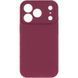 Чохол Silk Full Camera Protective (AA) NO LOGO для Apple iPhone 17 Pro Max (6.9") Бордовий / Plum фото 2