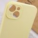 Чохол Silk Full Camera Protective (AA) NO LOGO для Apple iPhone 15 Plus (6.7") Жовтий / Mellow Yellow фото 6