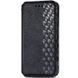 Шкіряний чохол-книжка GETMAN Cubic (PU) для Xiaomi Redmi 9A Чорний фото 1