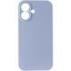 Чохол Silk Full Camera Protective (AA) NO LOGO для Apple iPhone 17 (6.3") Блакитний / Lilac Blue фото 2
