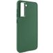 TPU чехол Bonbon Metal Style для Samsung Galaxy S21 FE Зеленый / Army green фото 1