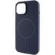 Чехол Silk Full Protective (AA) NO LOGO with Magnetic Fit для Apple iPhone 13 (6.1") Темно-синий / Midnight blue