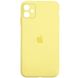 Уценка Чехол Silicone Case Square Full Camera Protective (AA) для Apple iPhone 11 (6.1") Вскрытая упаковка / Желтый / Yellow