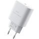 СЗУ WIWU G008 Essen PD30W GaN (1USB-C) + кабель Type-C to Type-C White фото 3