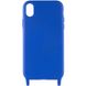 Чехол TPU two straps California для Apple iPhone XR (6.1") Синий / Iris фото 2