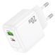 СЗУ Hoco CS54A Surplus PD20W+QC3.0 (1USB-A/1C) White фото 5