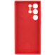 Чехол Silicone Cover Lakshmi Full Camera (AAA) для Samsung Galaxy S23 Ultra Красный / Red фото 3