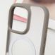 TPU+PC чехол Blueo Skin Friendly Frosted with MagSafe для Apple iPhone 16 Pro (6.3") Серый фото 12