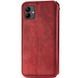 Кожаный чехол-книжка GETMAN Cubic (PU) для Samsung Galaxy A05 Красный фото 2
