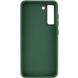 TPU чохол Bonbon Metal Style для Samsung Galaxy S21 FE Зелений / Army green фото 3