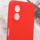 Силиконовый чехол Candy Full Camera для Oppo A98 Красный / Red фото 5