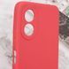 Силиконовый чехол Candy Full Camera для Oppo A38 / A18 Красный / Camellia фото 5