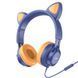 Накладные наушники Hoco W36 Cat ear (3.5mm/1.2m) Midnight Blue фото 2