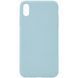 Чехол Silk Full Protective (AA) NO LOGO для Apple iPhone X / XS (5.8") Бирюзовый / Turquoise