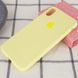Чехол Silicone Case Full Protective (AA) для Apple iPhone X (5.8") / XS (5.8") Желтый / Mellow Yellow фото 2