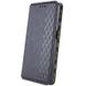 Кожаный чехол книжка GETMAN Cubic (PU) для Samsung Galaxy A24 4G Черный фото 3