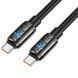 Уценка Дата кабель Hoco U143 Joy Type-C to Type-C 240W (1.2m) Поврежденная упаковка / Black фото 4