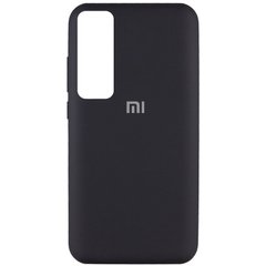 Чехол Silicone Cover Full Protective (AA) для Xiaomi Mi Note 10 Lite Черный / Black