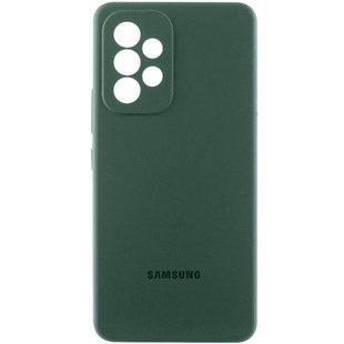 Чохол Silicone Cover Lakshmi Full Camera (AAA) with Logo для Samsung Galaxy A33 5G Зелений / Cyprus Green