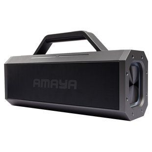 Уценка Bluetooth Колонка Amaya ASP-150 Two-person 150W + два микрофона Поврежденная упаковка / Black