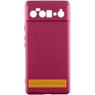 Чохол TPU GETMAN Liquid Silk Full Camera для Google Pixel 10 Бордовий / Marsala