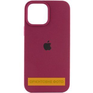 Чехол Silicone Case Full Protective (AA) для Apple iPhone 17 Pro Max (6.9") Бордовый / Maroon