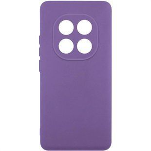 Чехол TPU GETMAN Liquid Silk Full Camera для Xiaomi Redmi Note 14 Pro+ 5G Фиолетовый / Amethyst